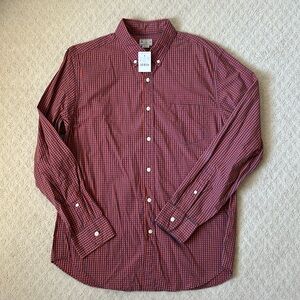 J Crew NWT Men’s Button Up Shirt Ted/Blue Size Large